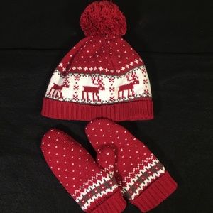 Winter Hat & Matching Gloves